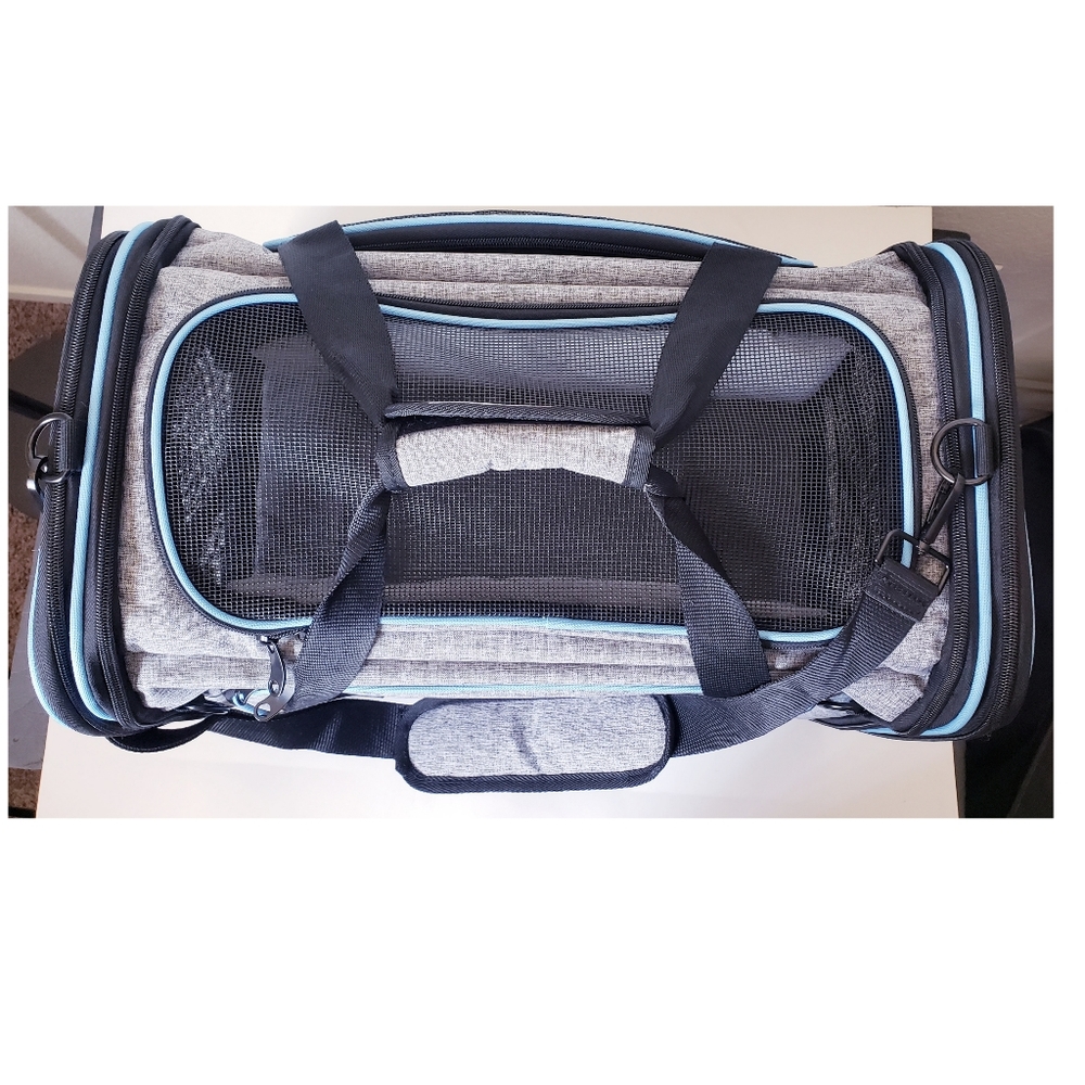 Tomshoo Large Carrier 19.5"L *12"W 12"H（50*31*31CM）,fits pet up to 20Lbs. - Picture 5 of 5